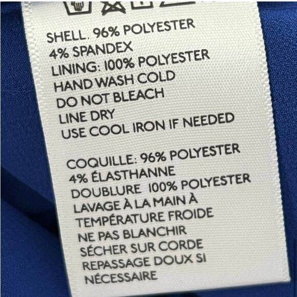 CO Blue drop waist Mini Dress preppy academia cosplay minimalist casual spring - Picture 5 of 6